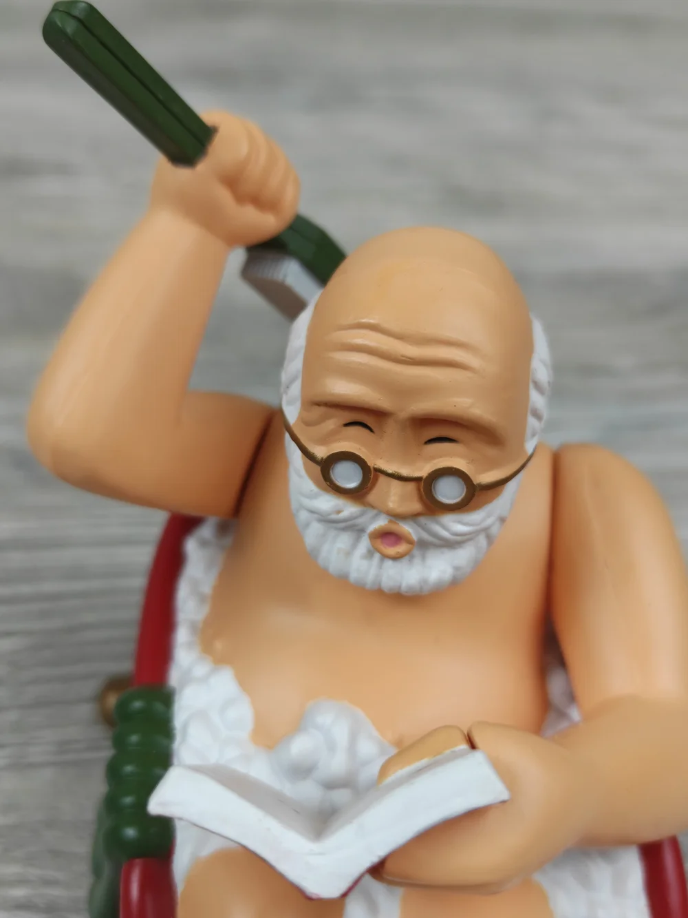 Vintage Santa Bathing Animated Electronic Christmas Decoration Tested w/ Box